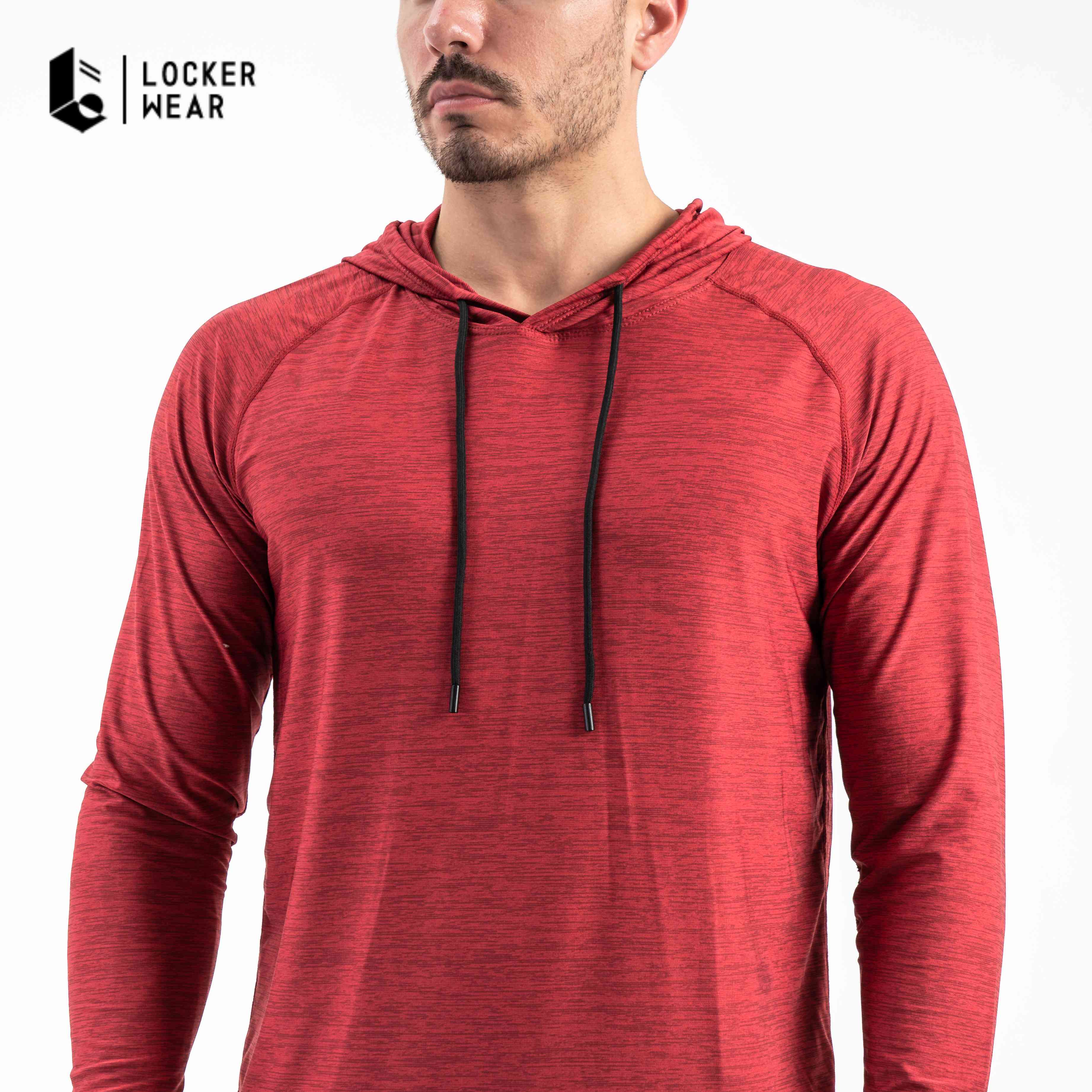 Strongflex Compression Hoodie - Black/Navy/Maroon