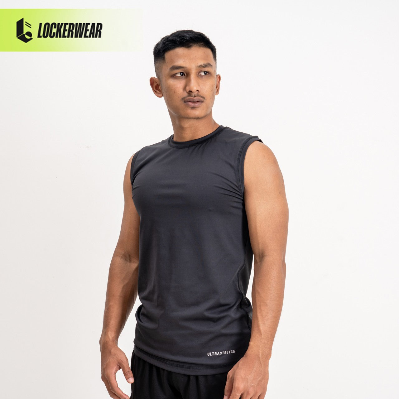 Prime-UltraStretch Tank Top - Black