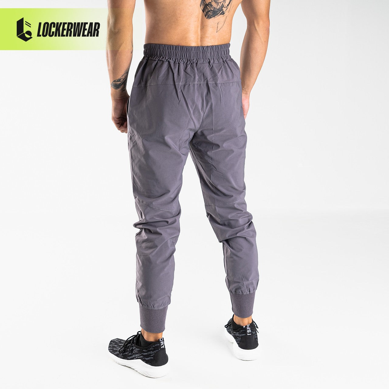 AlphaCool Rib Jogger Pants - Grey