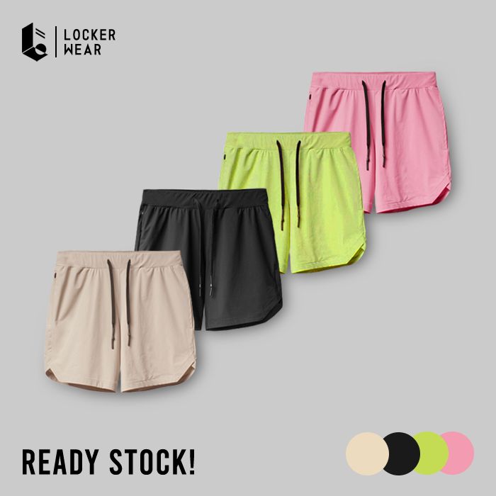 Lucid Short Pants - Cream/Black/Green/Pink