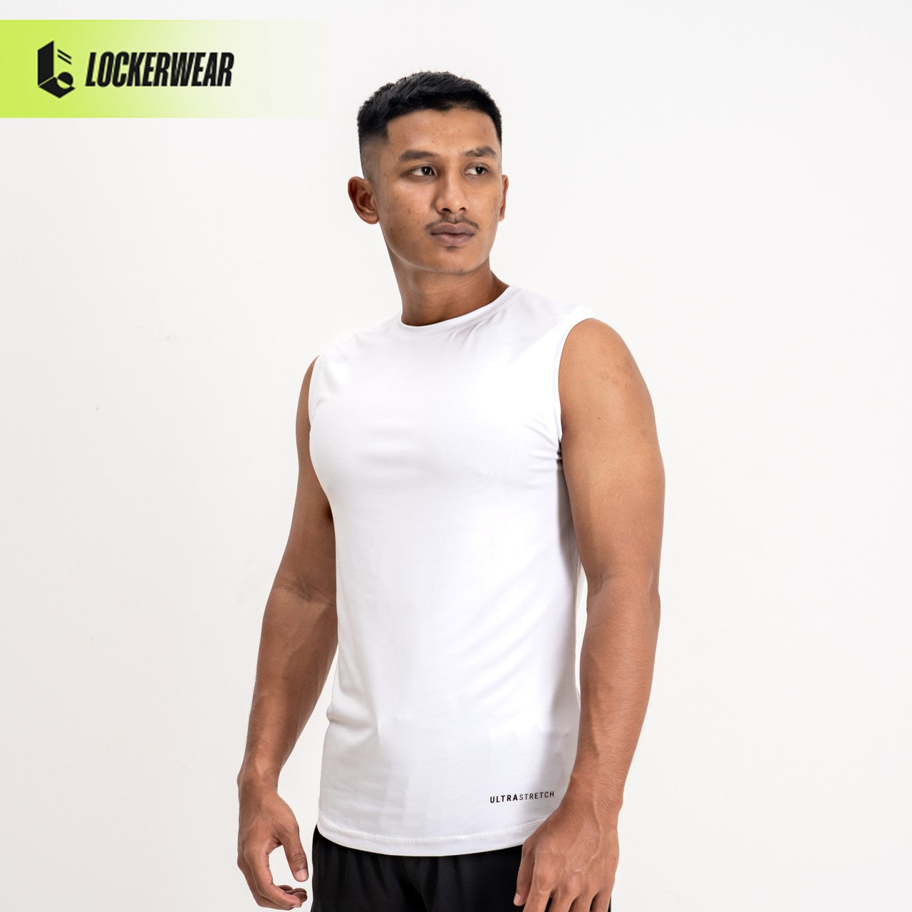 Prime-Ultrastretch Tank Top - White