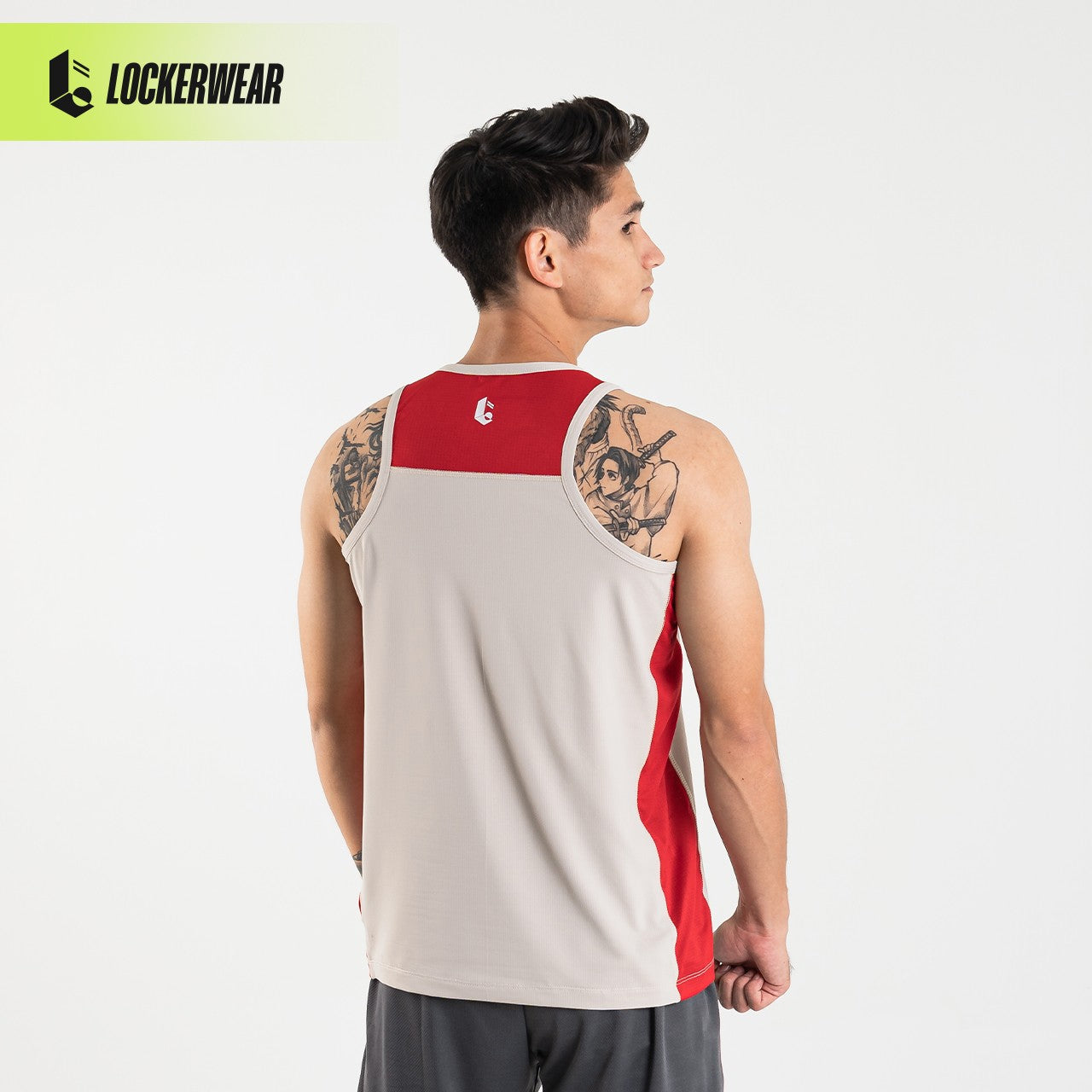 DualCore Mesh Tank Top - Stone